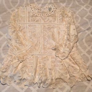 Anthropologie top size 8